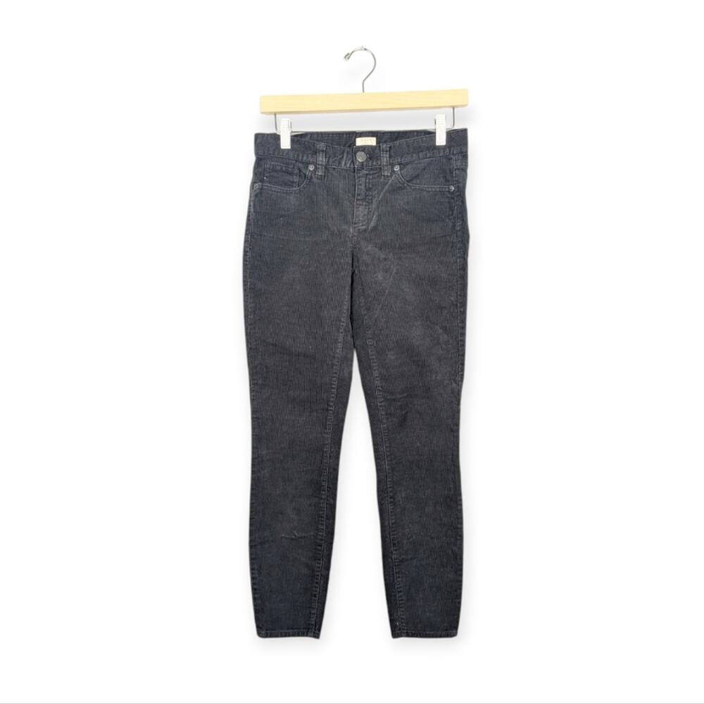 J. Crew Grey Corduroy Stretch Skinny Jeans Size 25